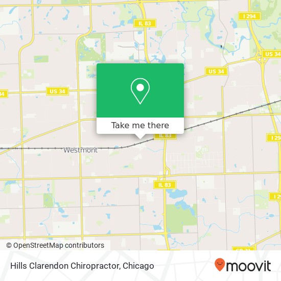 Hills Clarendon Chiropractor map