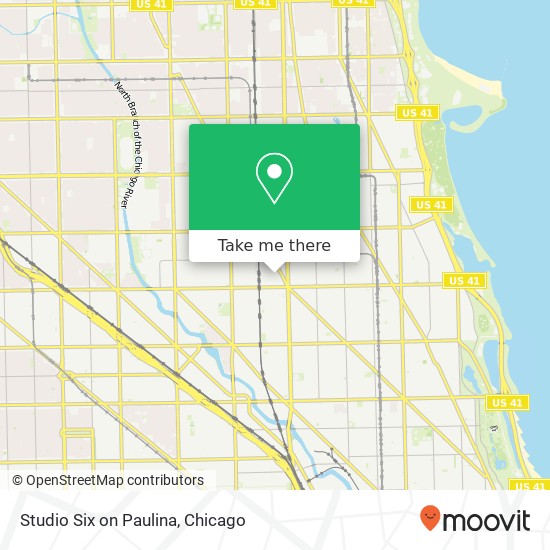 Studio Six on Paulina map