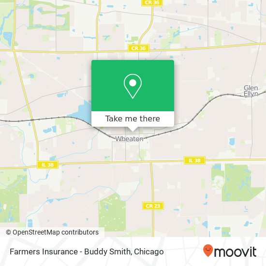 Mapa de Farmers Insurance - Buddy Smith