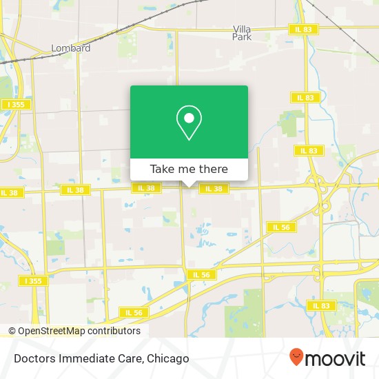 Doctors Immediate Care map