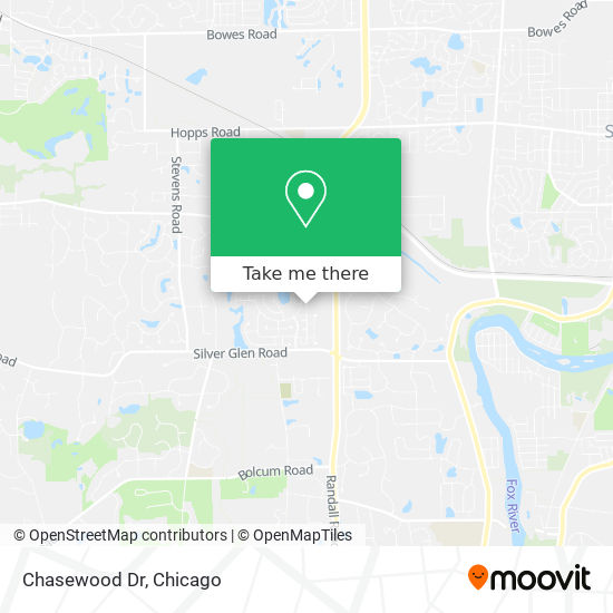 Chasewood Dr map