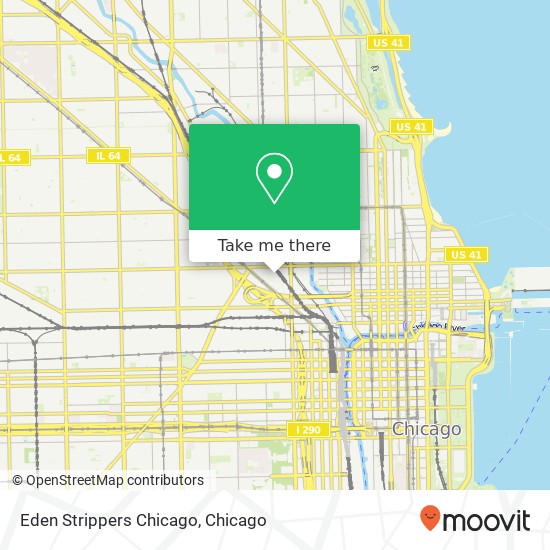 Eden Strippers Chicago map