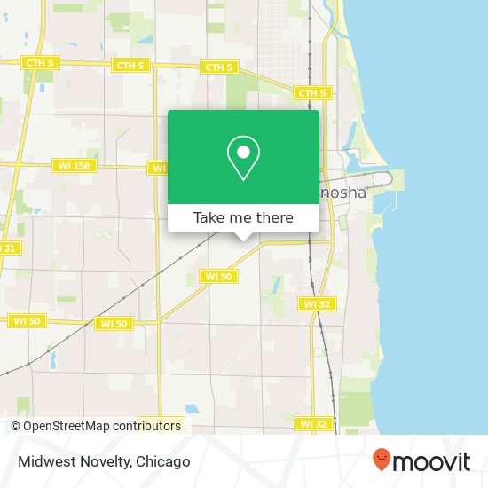 Mapa de Midwest Novelty