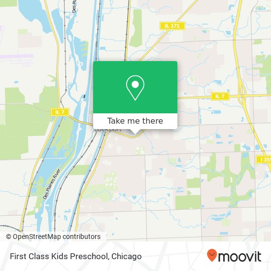 Mapa de First Class Kids Preschool