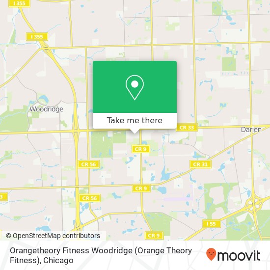 Mapa de Orangetheory Fitness Woodridge (Orange Theory Fitness)