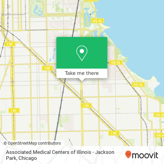 Associated Medical Centers of Illinois - Jackson Park map