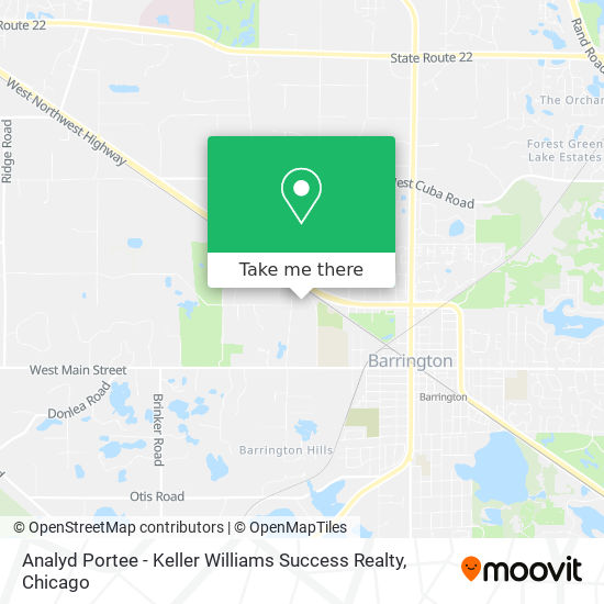 Analyd Portee - Keller Williams Success Realty map