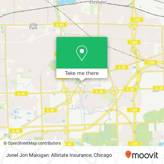 Jonel Jon Maiogan: Allstate Insurance map