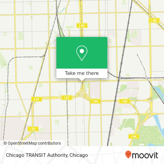 Chicago TRANSIT Authority map