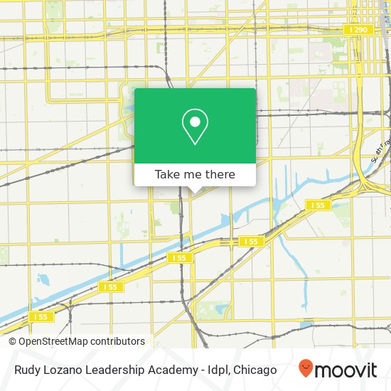 Rudy Lozano Leadership Academy - Idpl map