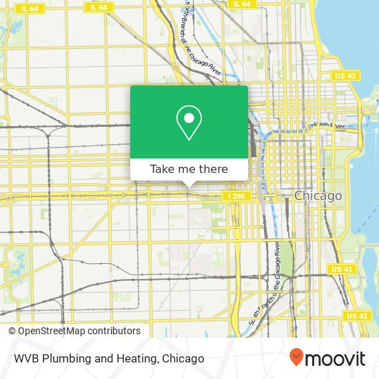 WVB Plumbing and Heating map