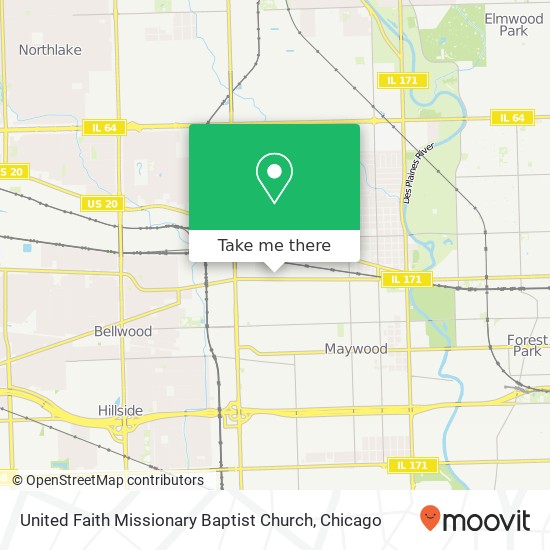 Mapa de United Faith Missionary Baptist Church