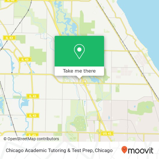Chicago Academic Tutoring & Test Prep map