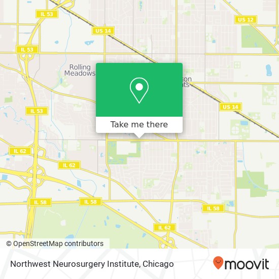 Northwest Neurosurgery Institute map