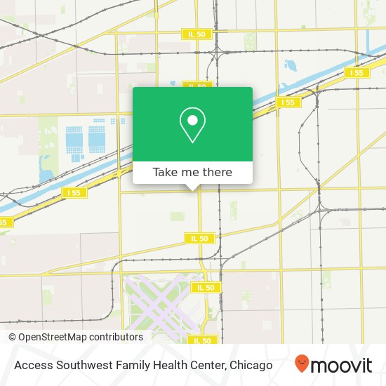 Mapa de Access Southwest Family Health Center