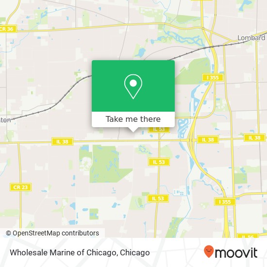 Mapa de Wholesale Marine of Chicago