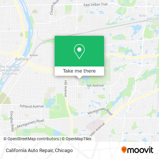 Mapa de California Auto Repair