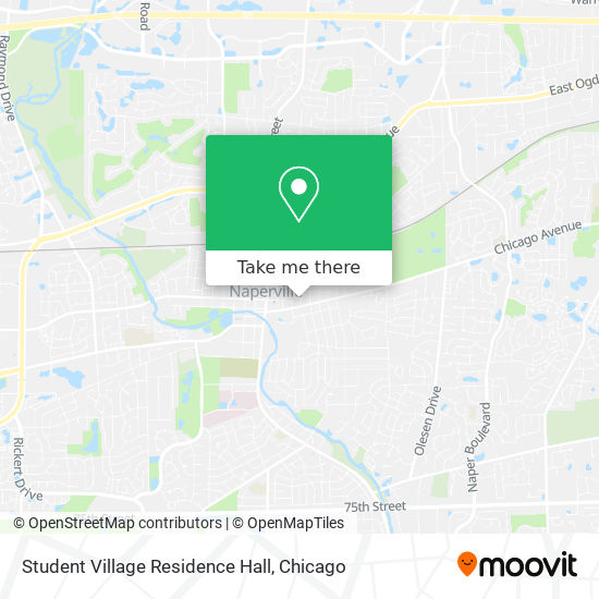 Student Village Residence Hall map