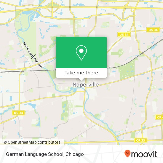 German Language School map