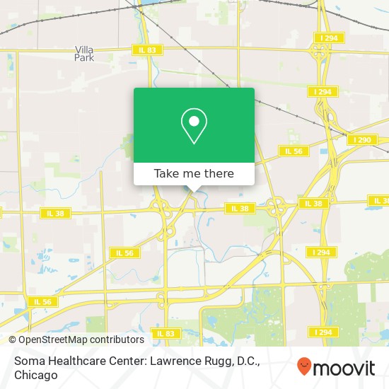 Soma Healthcare Center: Lawrence Rugg, D.C. map