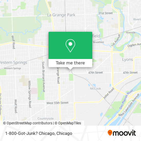 Mapa de 1-800-Got-Junk? Chicago