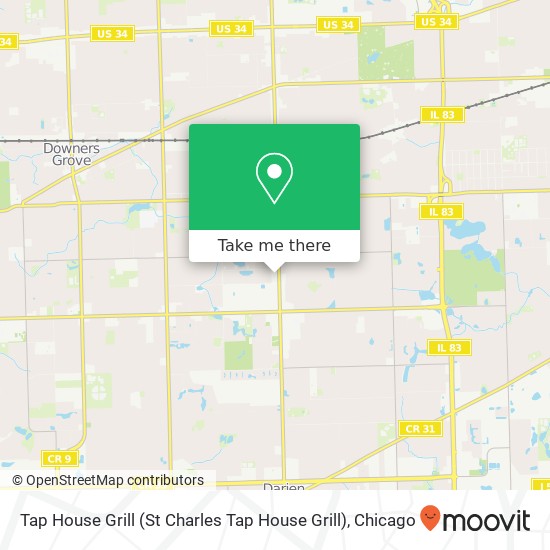 Mapa de Tap House Grill (St Charles Tap House Grill)