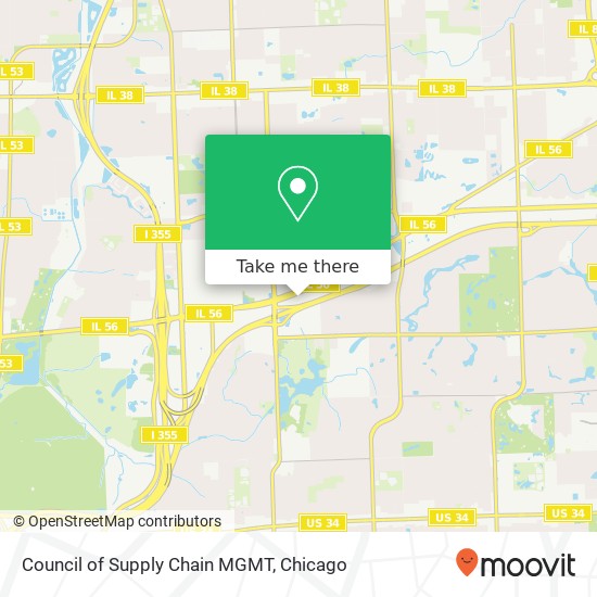 Council of Supply Chain MGMT map