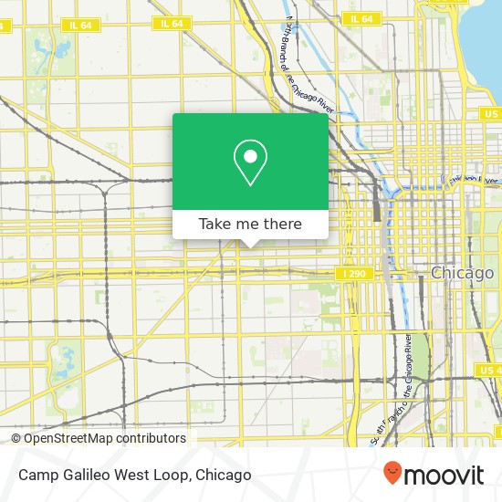 Camp Galileo West Loop map