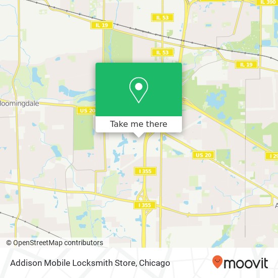 Addison Mobile Locksmith Store map