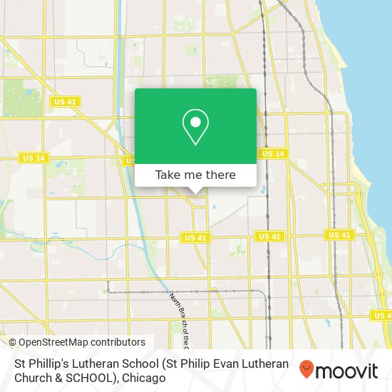 Mapa de St Phillip's Lutheran School (St Philip Evan Lutheran Church & SCHOOL)