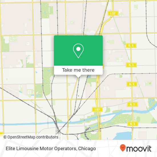 Mapa de Elite Limousine Motor Operators