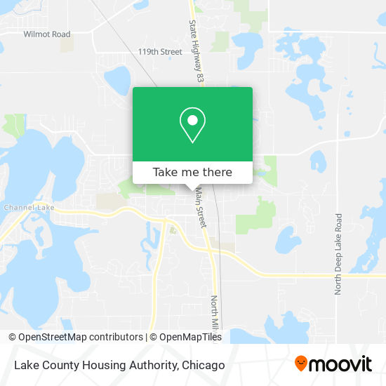Lake County Housing Authority map