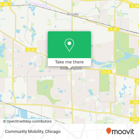 Community Mobility map