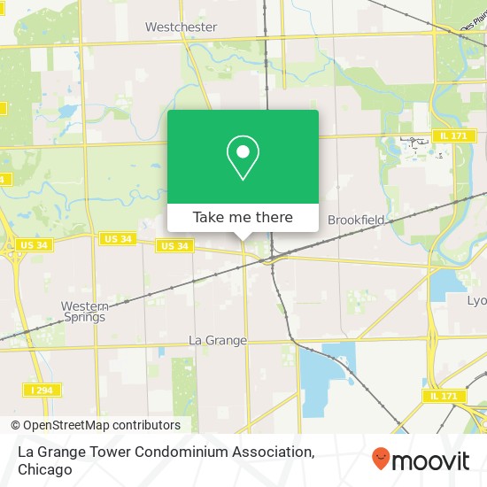 La Grange Tower Condominium Association map