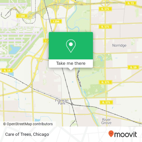 Care of Trees map