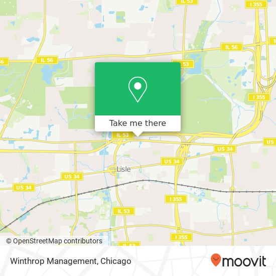 Winthrop Management map