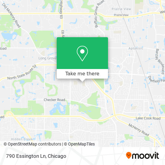 Mapa de 790 Essington Ln