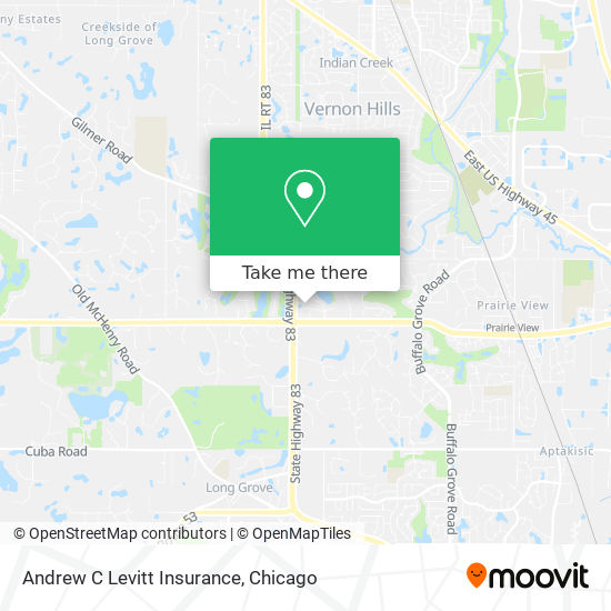 Mapa de Andrew C Levitt Insurance
