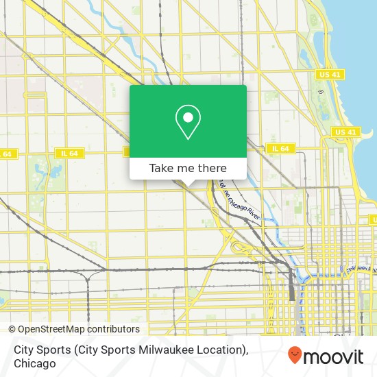 Mapa de City Sports (City Sports Milwaukee Location)