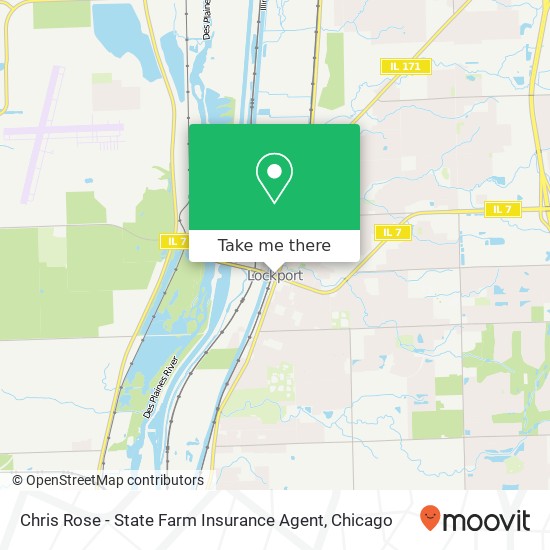 Mapa de Chris Rose - State Farm Insurance Agent
