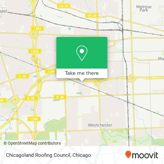 Mapa de Chicagoland Roofing Council