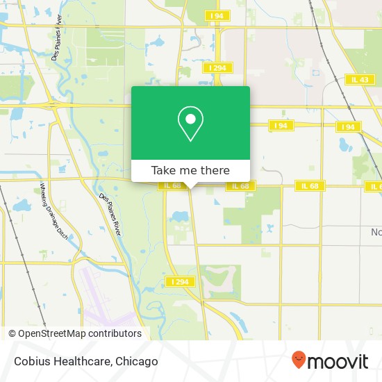 Cobius Healthcare map