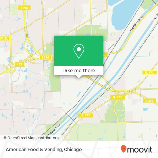 American Food & Vending map