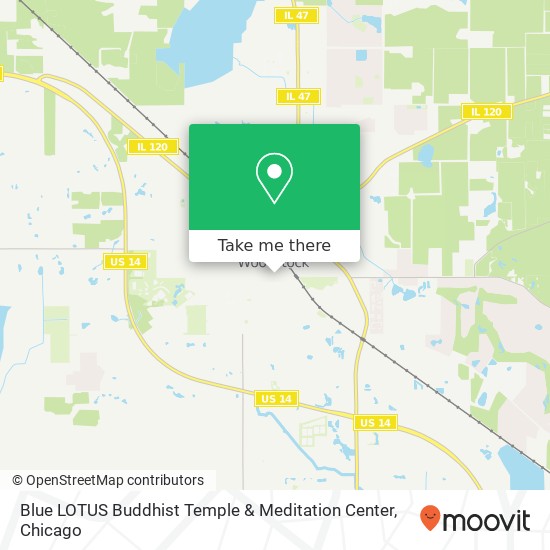 Blue LOTUS Buddhist Temple & Meditation Center map
