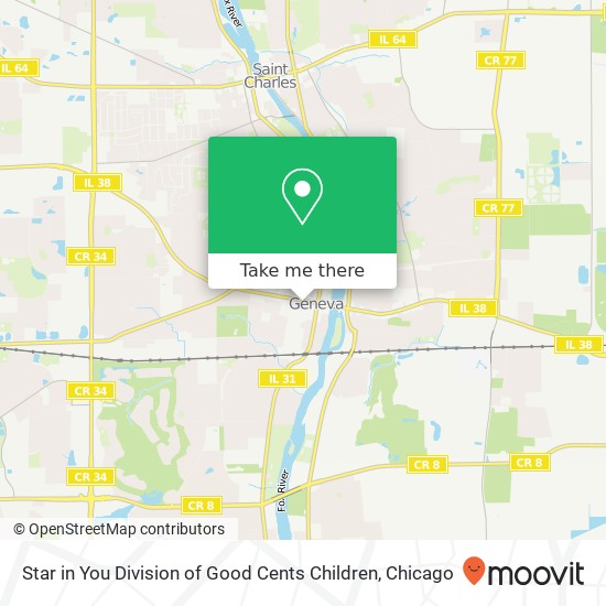 Mapa de Star in You Division of Good Cents Children