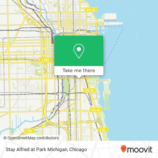 Mapa de Stay Alfred at Park Michigan
