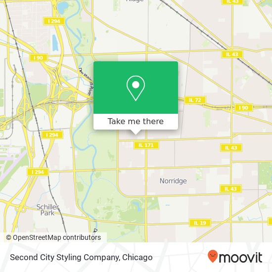 Second City Styling Company map