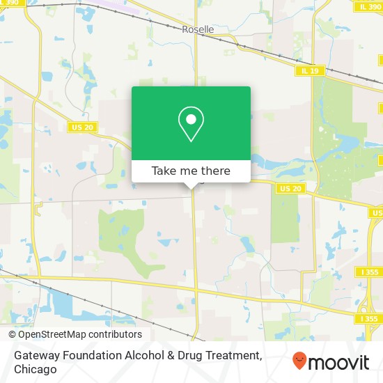 Mapa de Gateway Foundation Alcohol & Drug Treatment