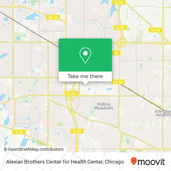 Alexian Brothers Center for Health Center map