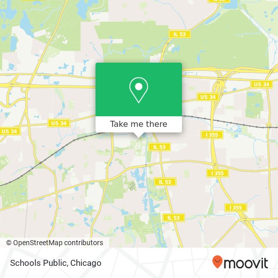 Schools Public map